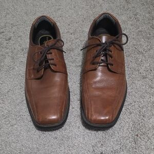 Men's Dockers Endow Dress Shoes Oxfords Brown Sz 10